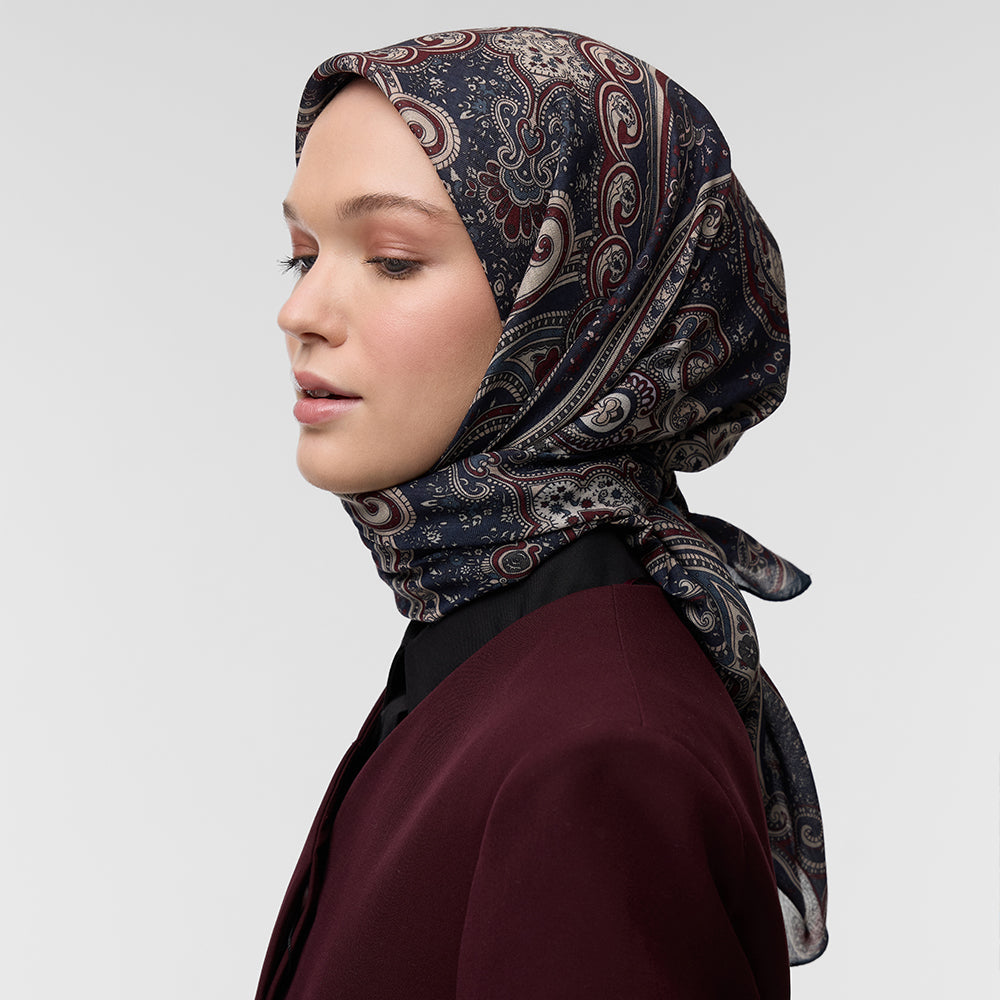 Qef Square Scarfs – Kadriye Baştürk Global