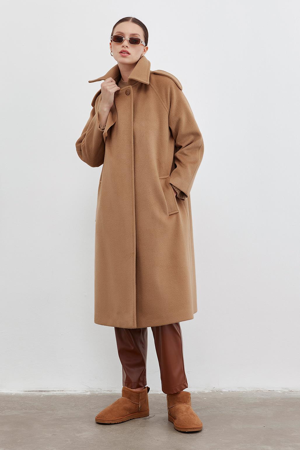 Cashmere Coat Brown