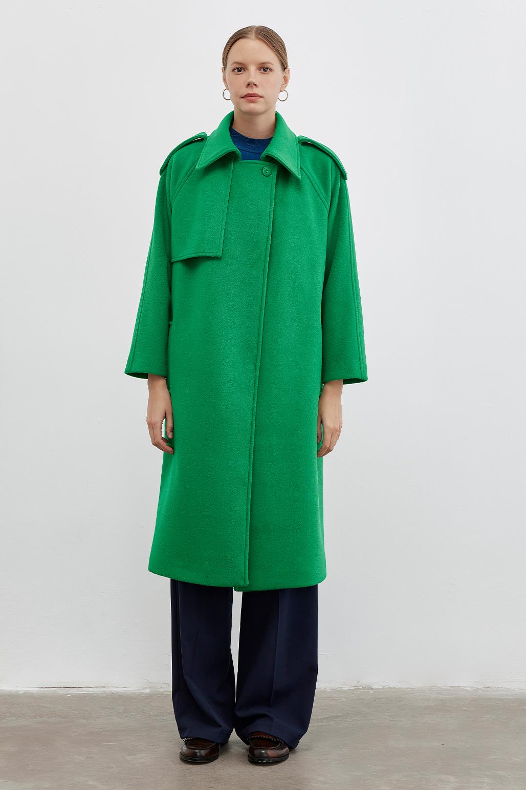 Cashmere Coat Green