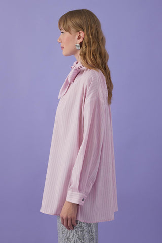 Anita Scarf Shirt Pink