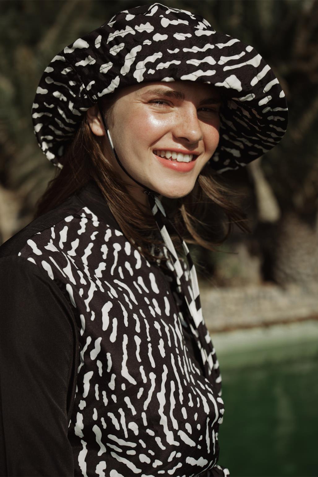 Connectable Bucket Hat Animal Print