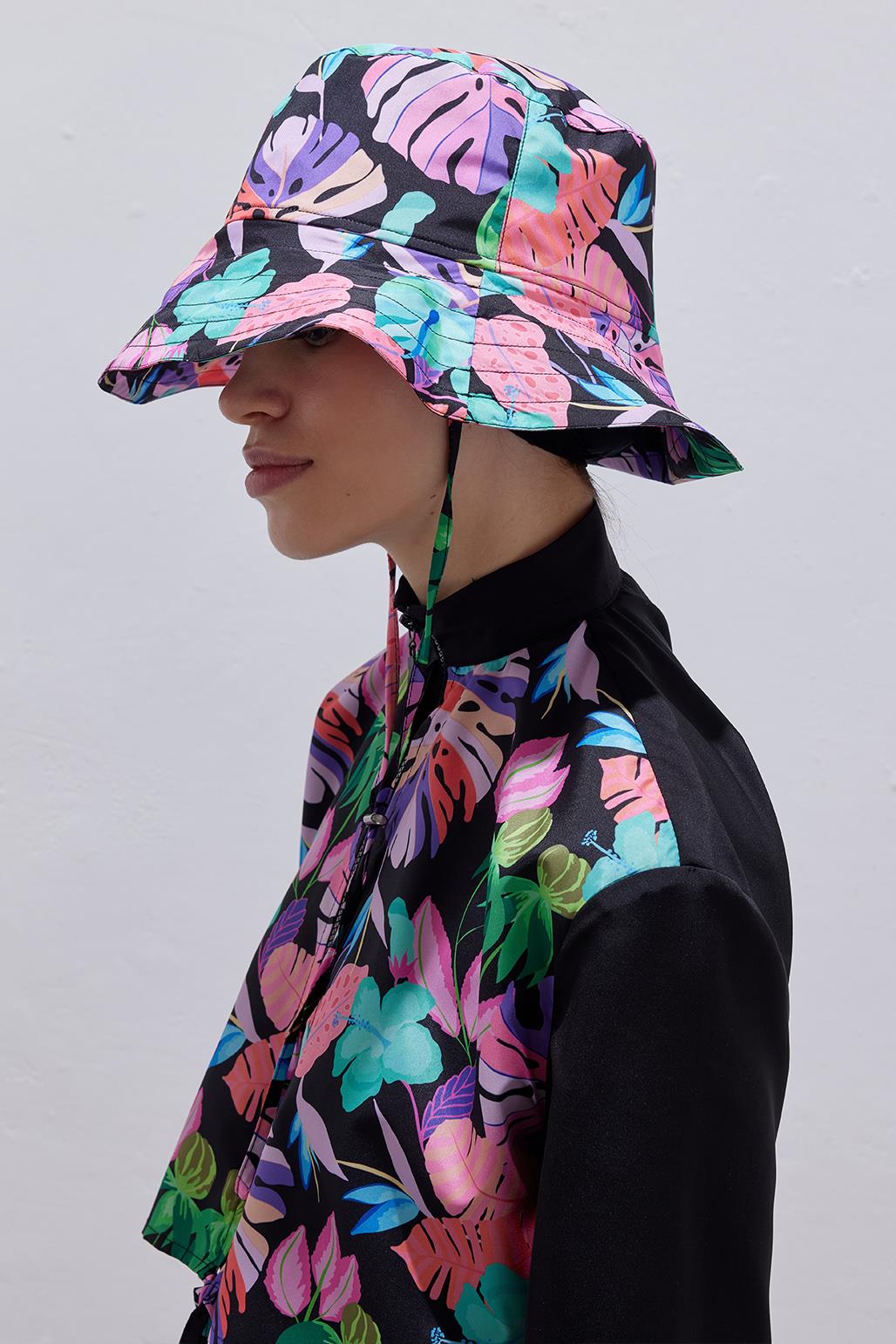 Connectable Bucket Hat Floral