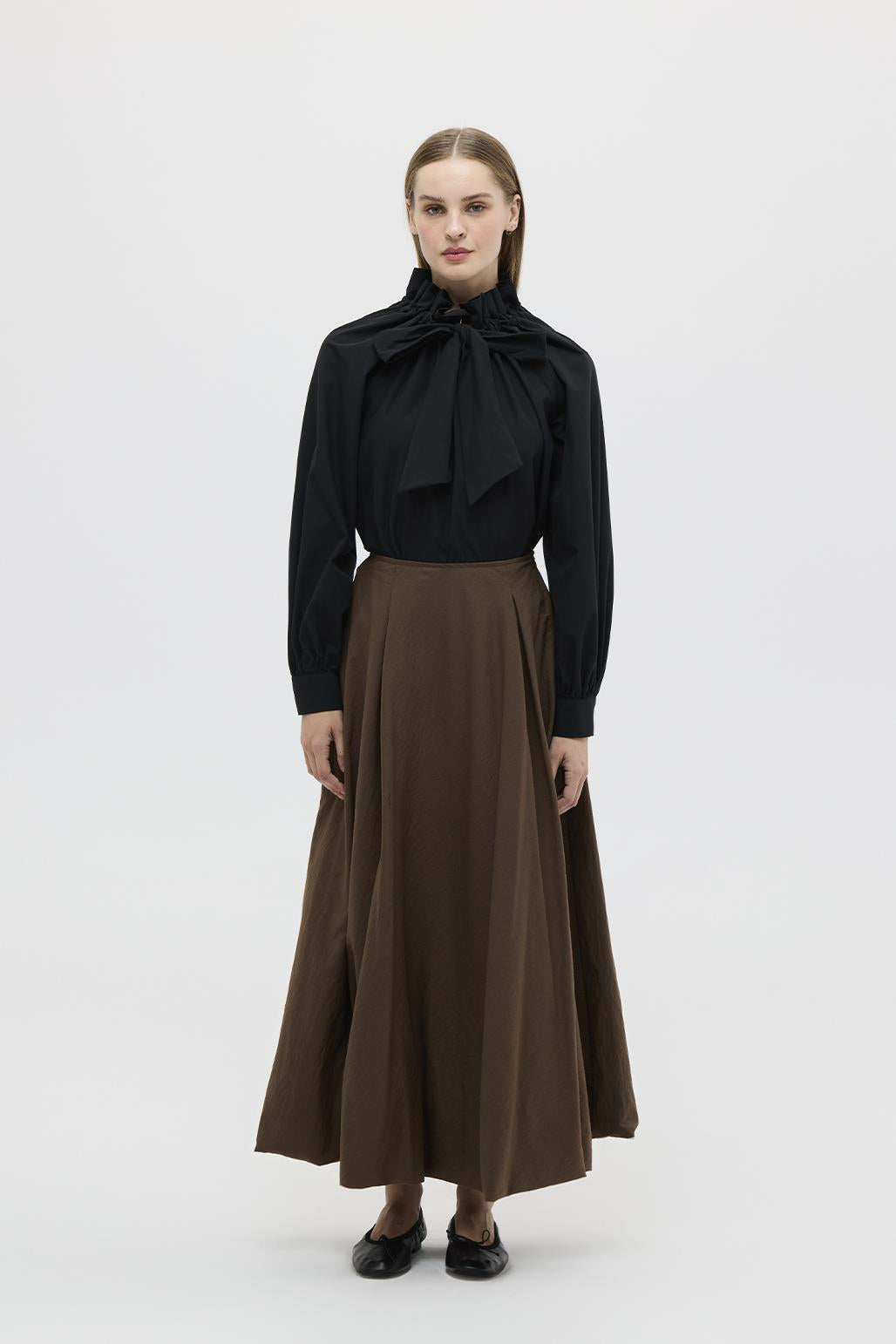 Balloon Skirt Brown