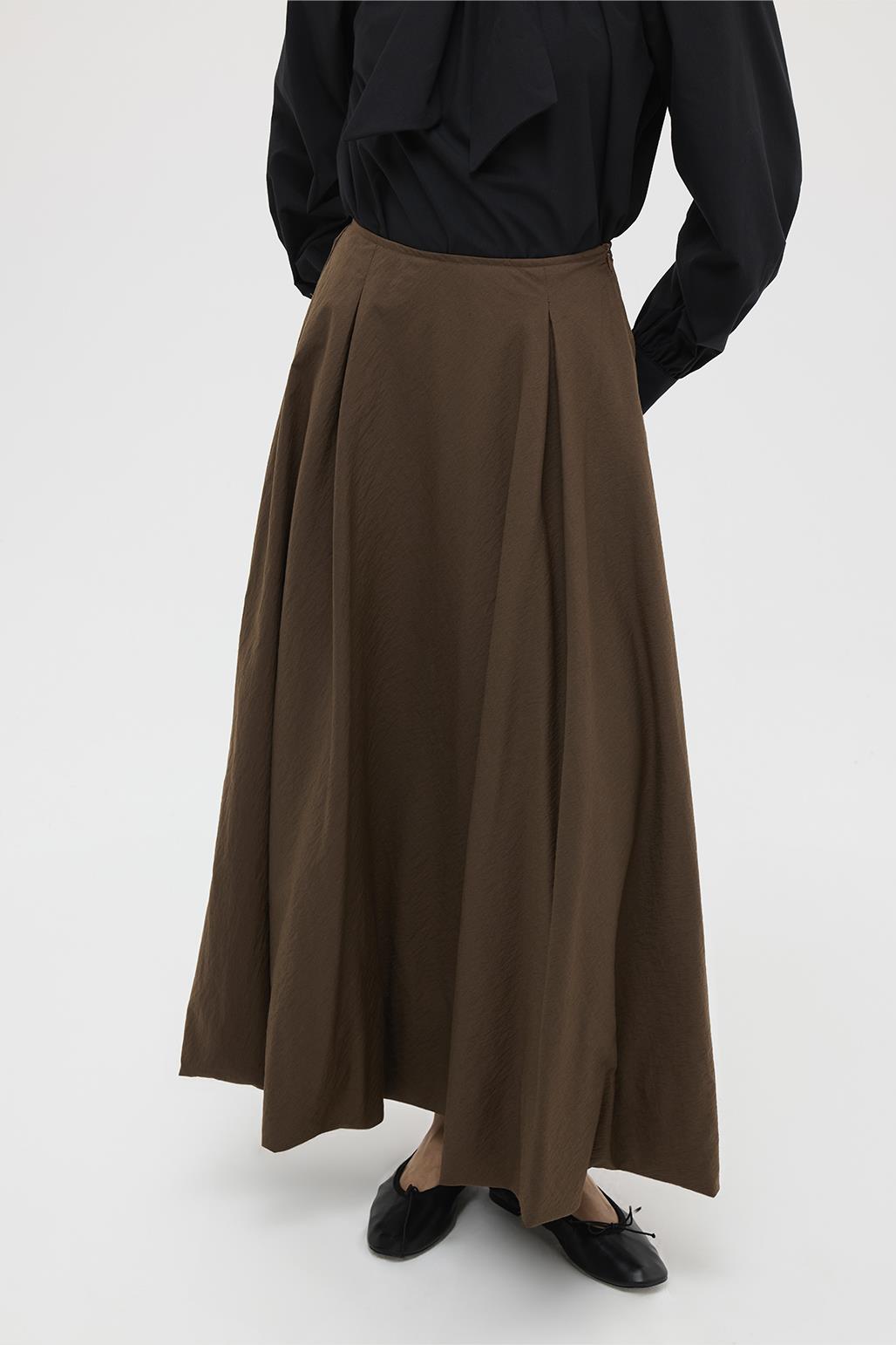 Balloon Skirt Brown