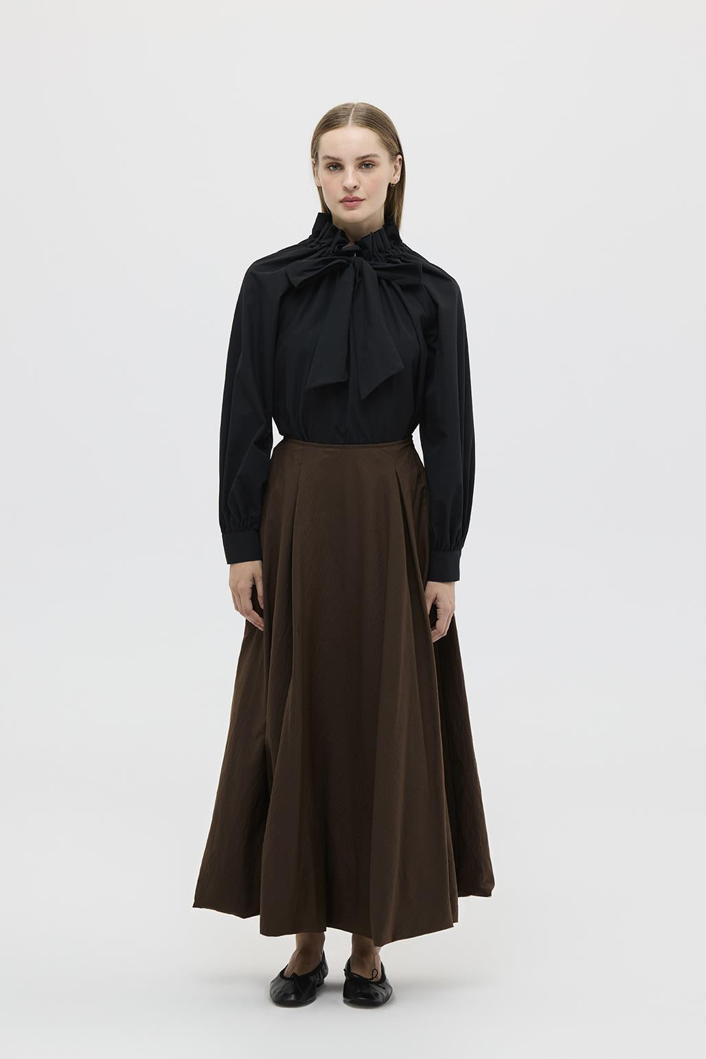 Balloon Skirt Brown