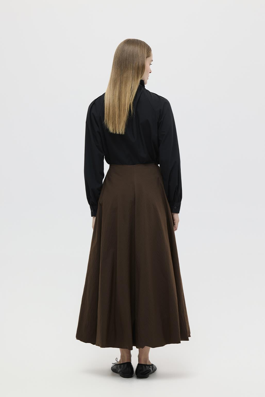 Balloon Skirt Brown