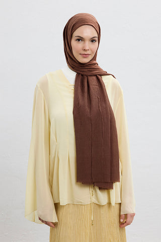 Bamboo Scarf Chocolate Brown