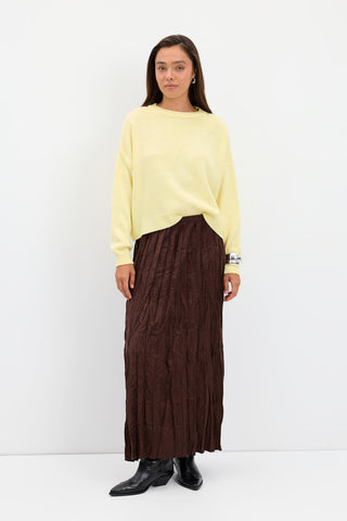 Basic Knit Sweater Yellow