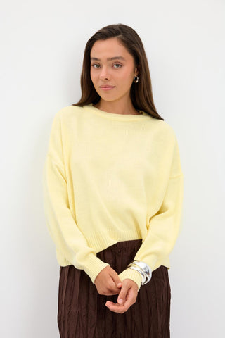 Basic Knit Sweater Yellow