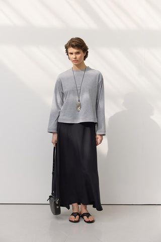 Basic T-Shirt Grey Melange
