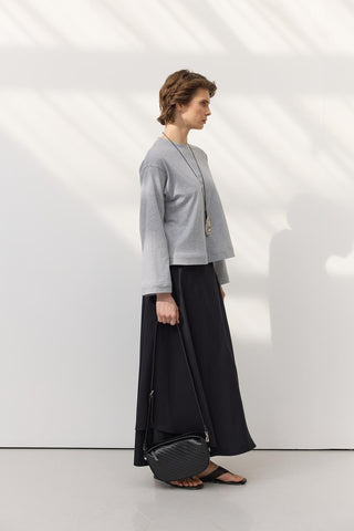 Basic T-Shirt Grey Melange