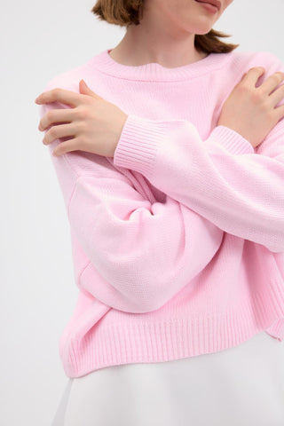 Basic Knit Sweater Pink