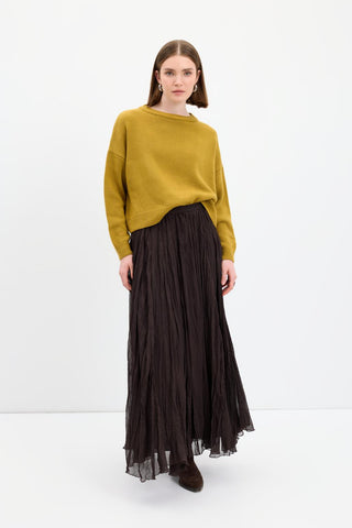 Basic Knit Sweater Olive Green