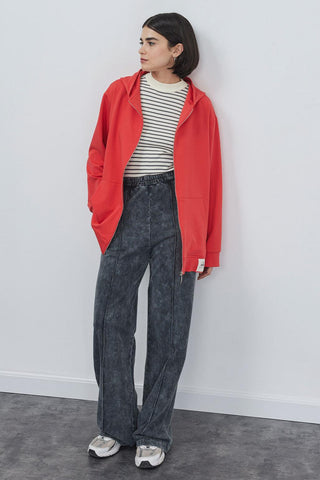 Bera Hooded Cardigan Plum