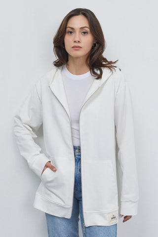 Bera Hooded Cardigan Ecru