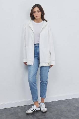 Bera Hooded Cardigan Ecru