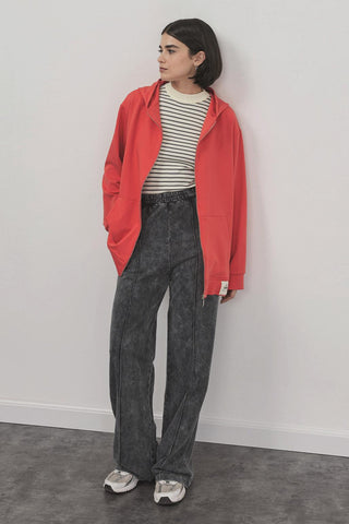 Bera Hooded Cardigan Plum