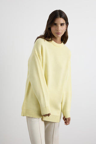 Basic Crew Neck Knit Sweater Butter