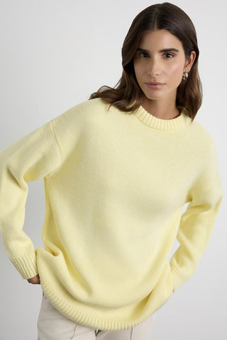 Basic Crew Neck Knit Sweater Butter