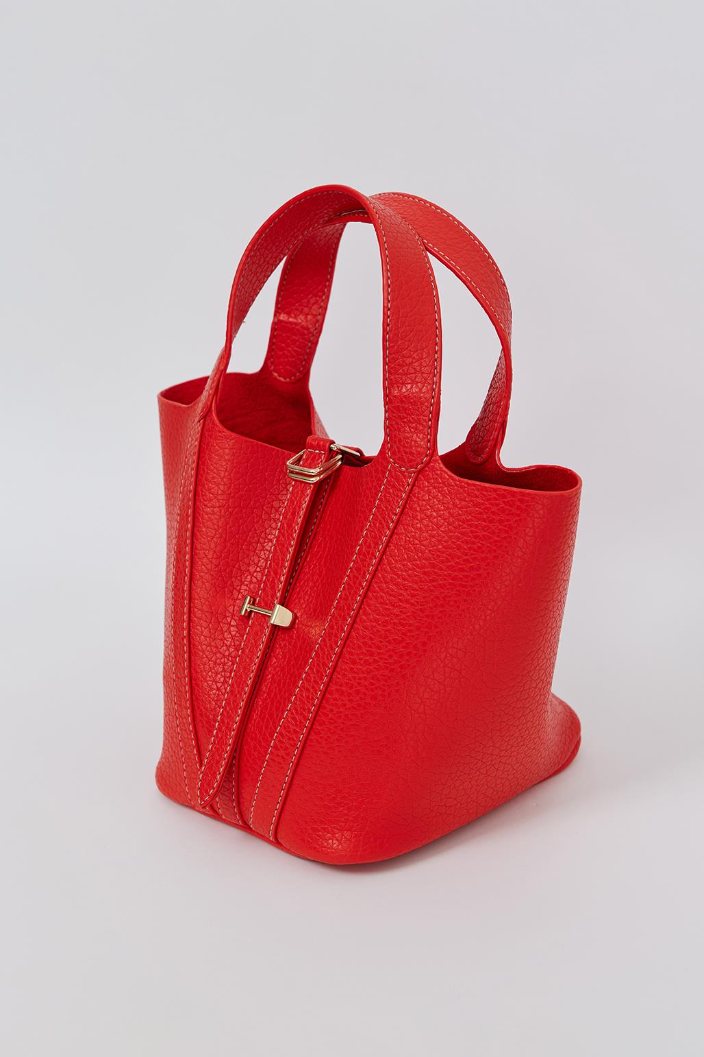 Brianna Bucket Bag Red
