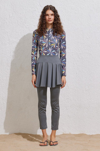 Modest Swimwear Tennis Skirt Gray