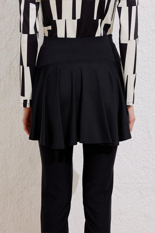 Modest Swimwear Tennis Skirt Black