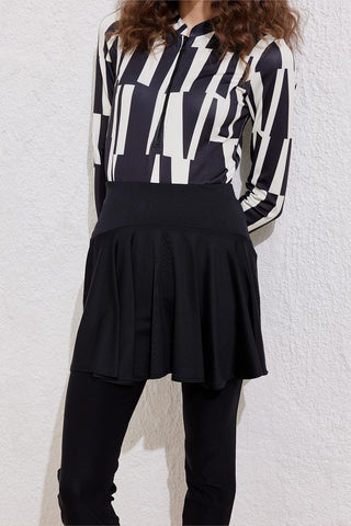 Modest Swimwear Tennis Skirt Black