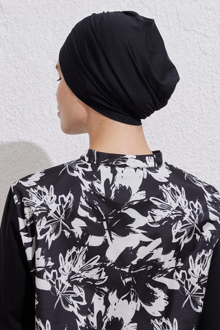 Cross Swim Turban Black