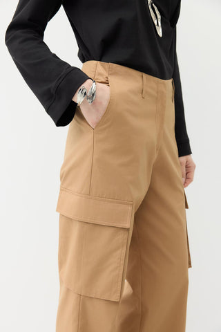Cargo Pocket Trousers Tan