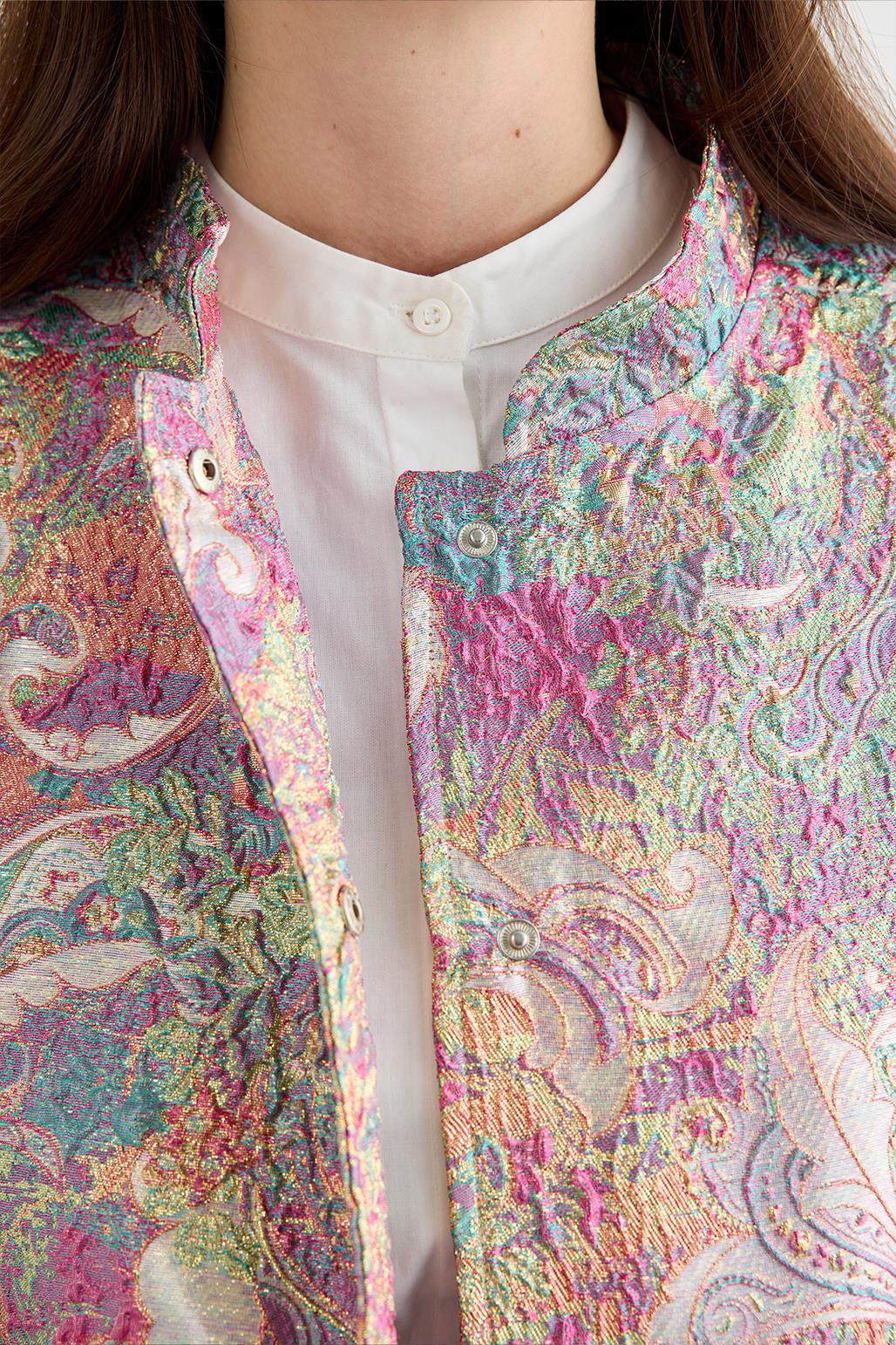 Celina Shiny Jacket Patterned