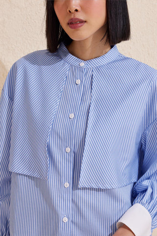 Striped Aller Shirt Light Blue
