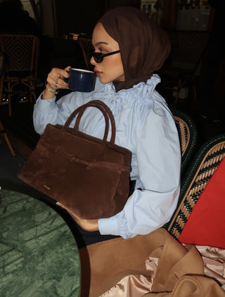 Collar Detailed Shirt Blue