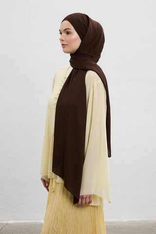 Comfort Luxe Scarf Dark Brown