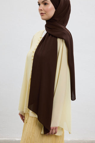 Comfort Luxe Scarf Dark Brown