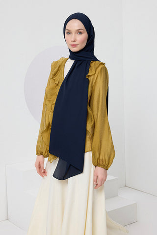 Comfort Luxe Scarf Navy Blue