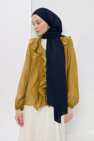 Comfort Luxe Scarf Navy Blue