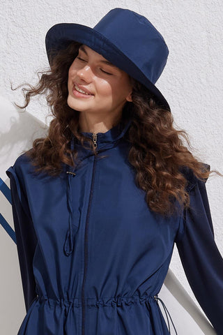 Connectable Bucket Hat Navy Blue