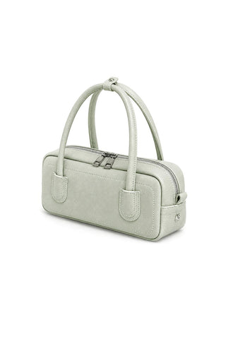 Contrast Stitch Baguette Bag Pistachio Green