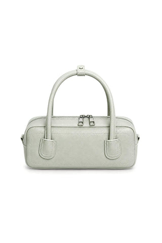 Contrast Stitch Baguette Bag Pistachio Green