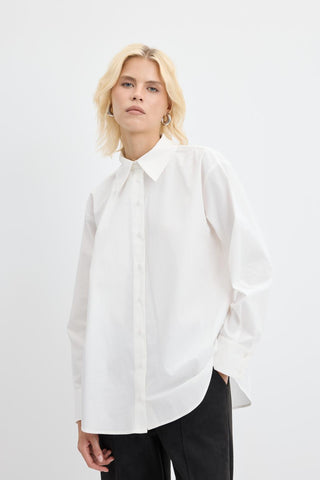Cotton Basic Shirt Ecru