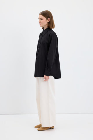 Cotton Basic Shirt Black