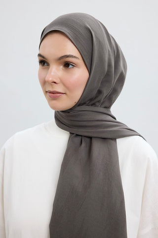 Cotton Line Shawl Anthracite