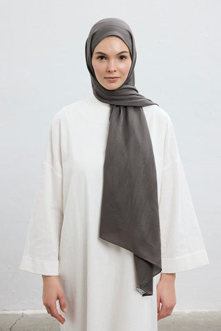 Cotton Line Shawl Anthracite