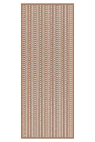 Cotton Twill Scarf Chain Camel