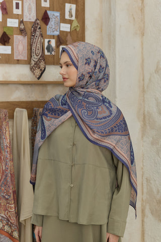 Cupra Prive Patterned Scarf Blossom Lavender