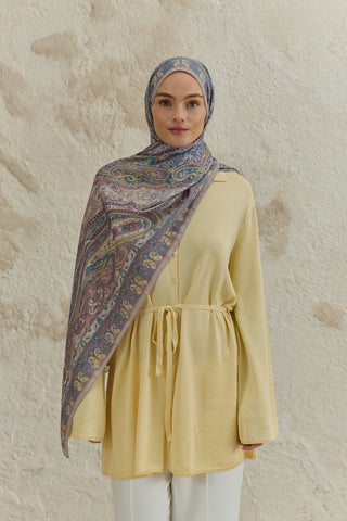 Cupra Prive Patterned Scarf Saga Soft Purple