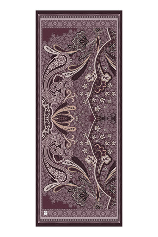 Cupra Prive Patterned Scarf Blossom Dark Plum