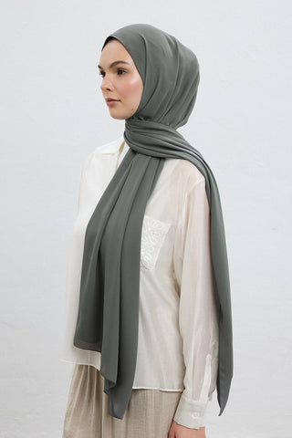 Daily Crepe Shawl Gray
