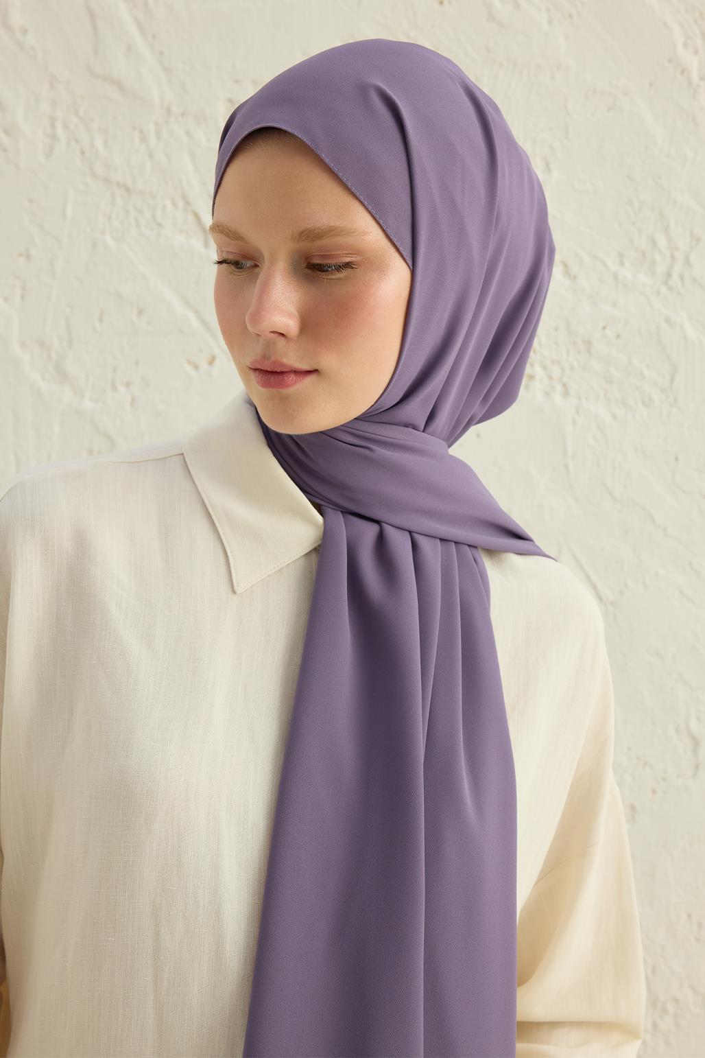 Daily Crepe Shawl Violet