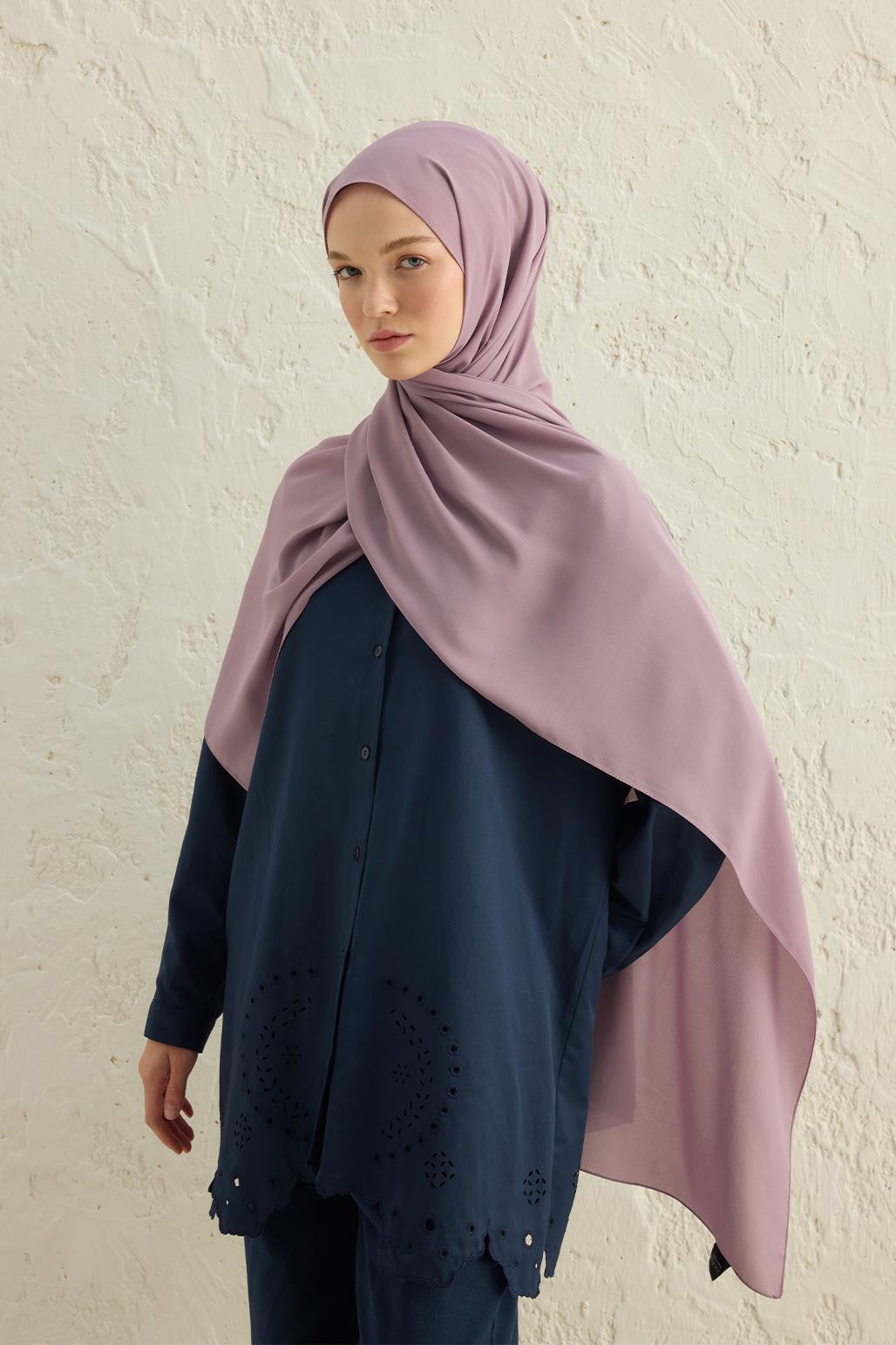 Daily Crepe Shawl Lilac